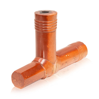 Sioux Catlinite T Pipe Bowl, Native, Pipe, Catlinite