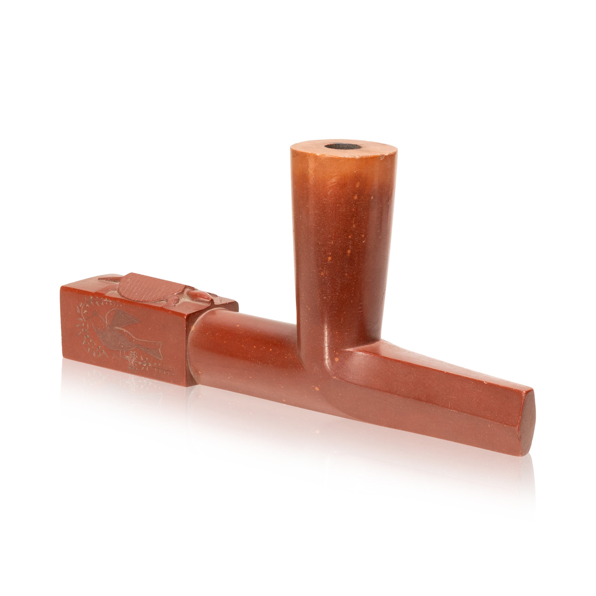 Sioux Catlinite Pipe Bowl, Native, Pipe, Catlinite