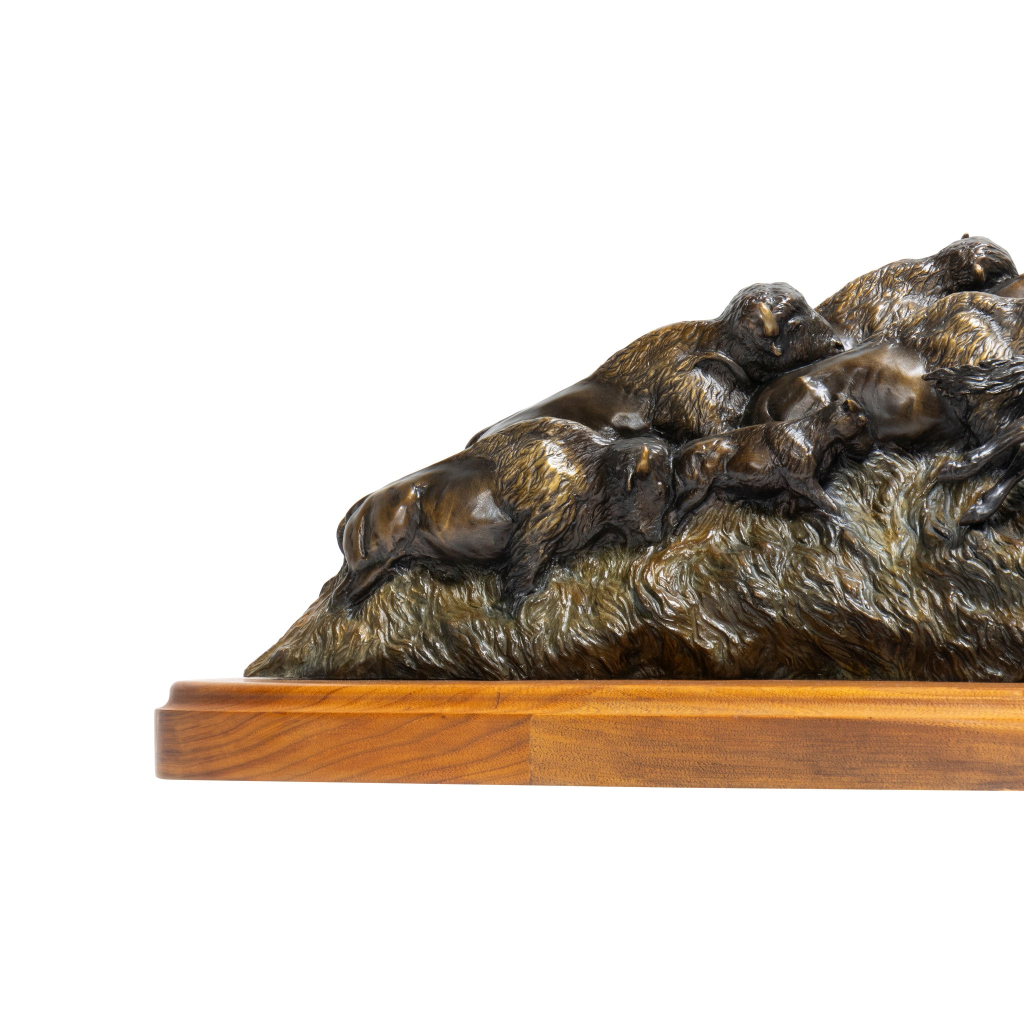 "When the Earth Trembles" Bronze by McCarthy