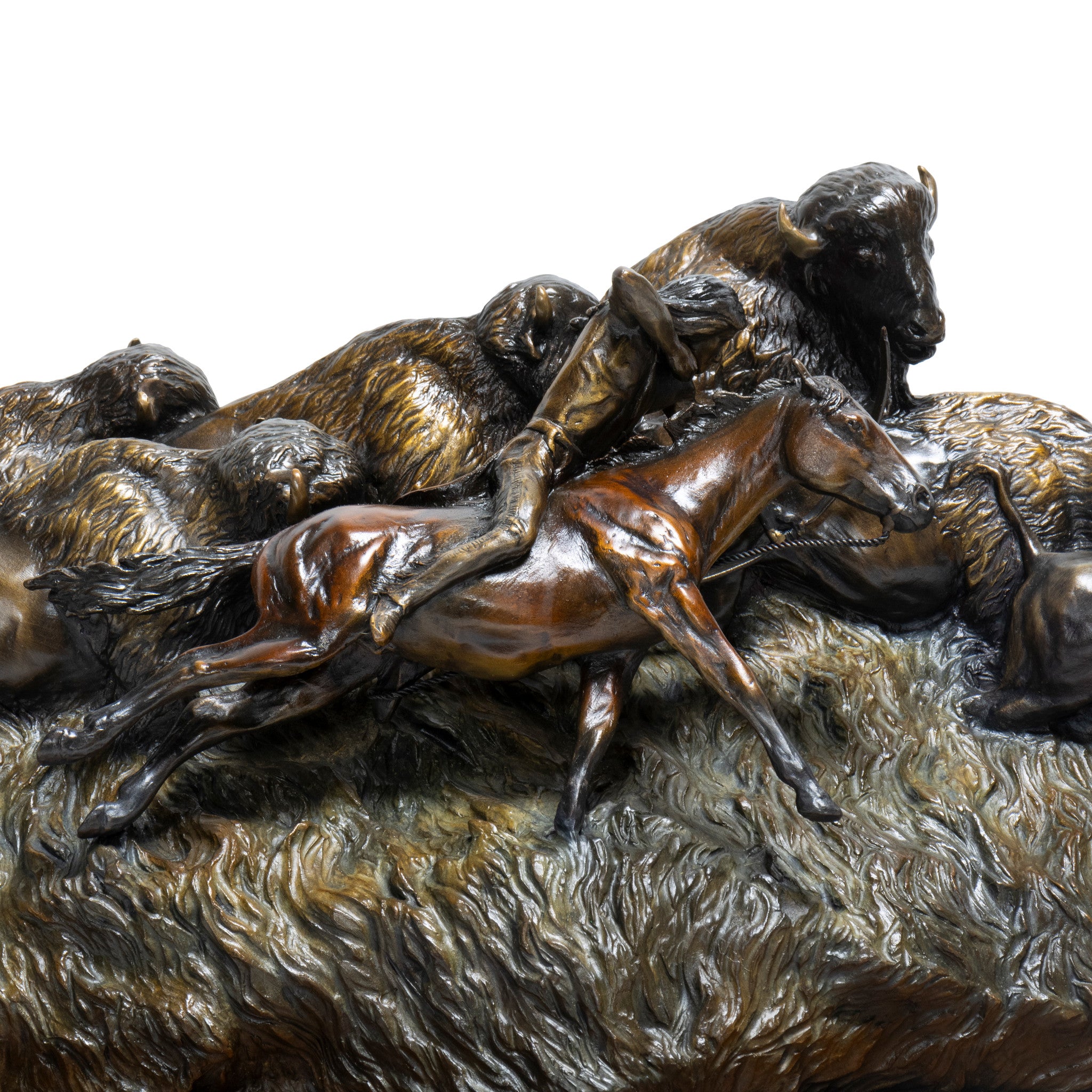"When the Earth Trembles" Bronze by Chris Navarro