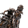 "Vying for the Coup" Bronze by Chris Navarro