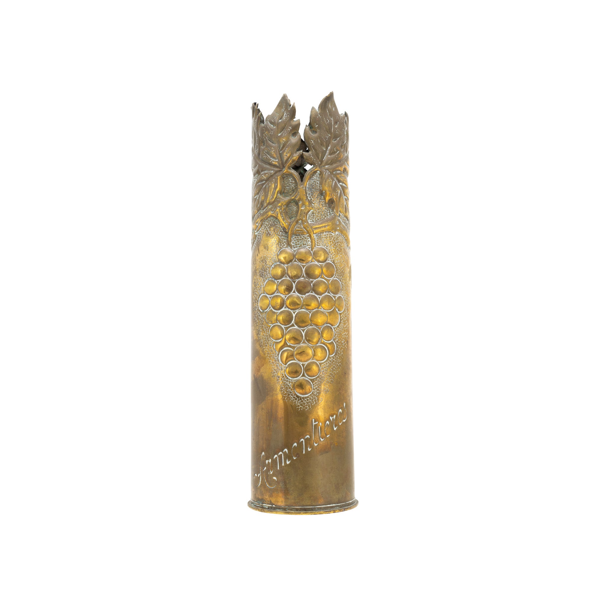 Pair Trench Art Vases
