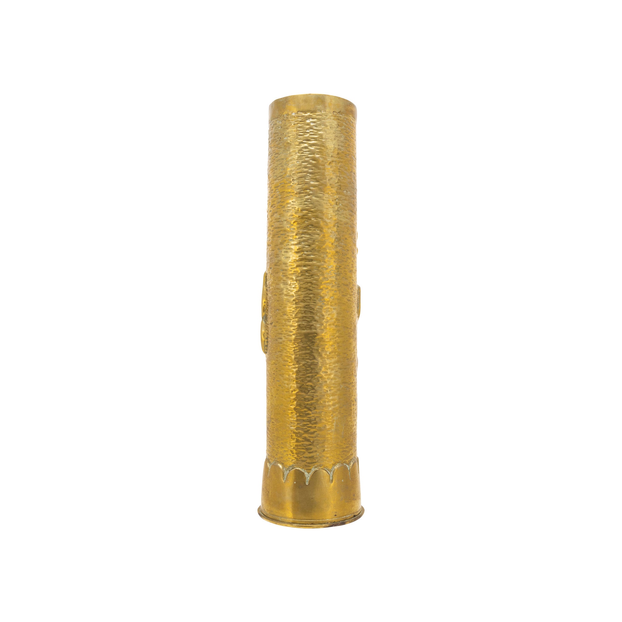 Pair of Trench Art Vases