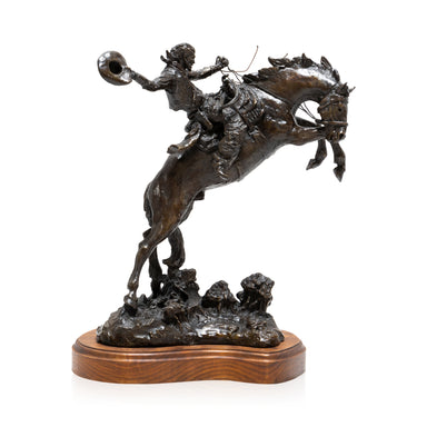 "Sagebrush Bronc" by Robert Scriver, Fine Art, Bronze, Limited
