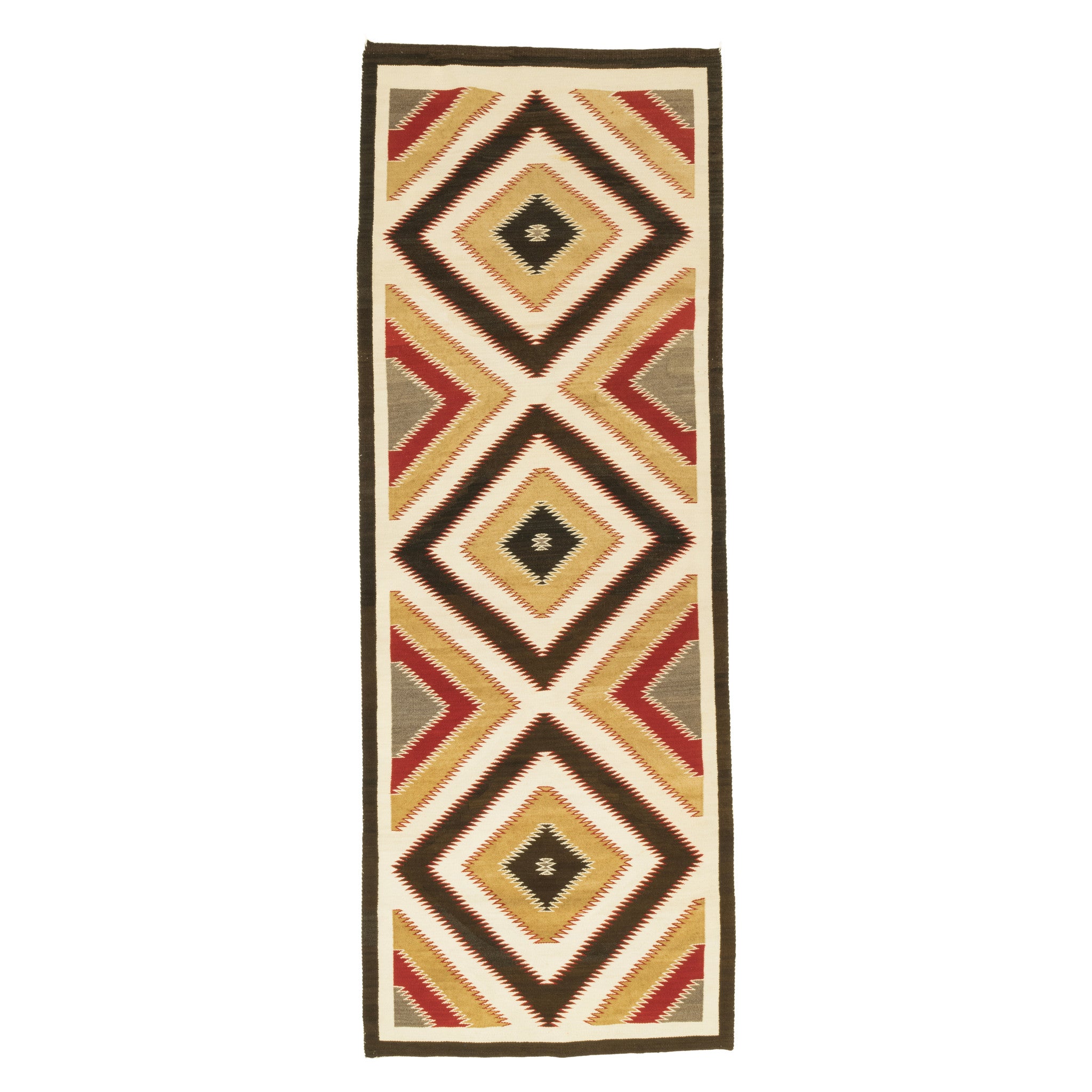 Navajo Klagetoh Runner, Native, Weaving, Floor Rug