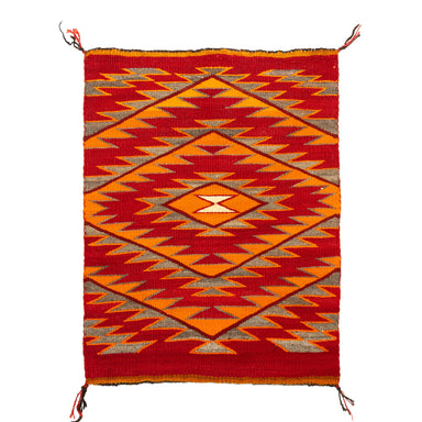 Navajo Red Mesa, Native, Weaving, Single Saddle Blanket