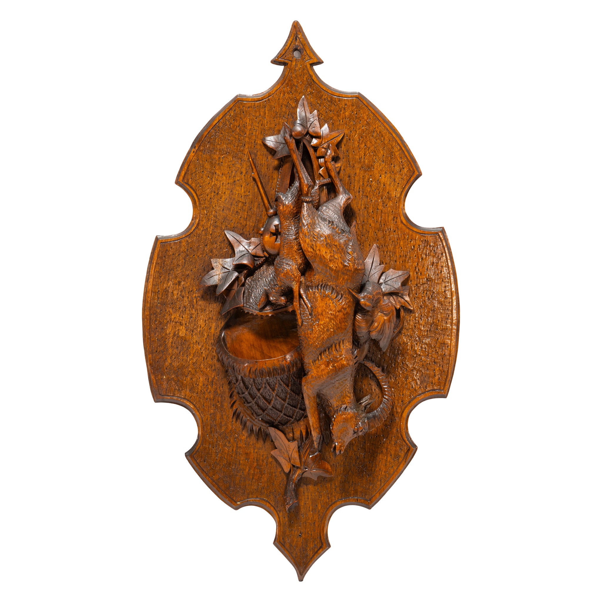 Three Black Forest Wall Plaques