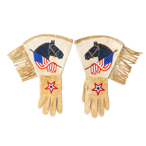 Plateau Patriotic Gauntlets, Native, Garment, Gauntlets