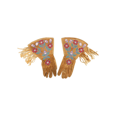 Nez Perce Gauntlets, Native, Garment, Gauntlets