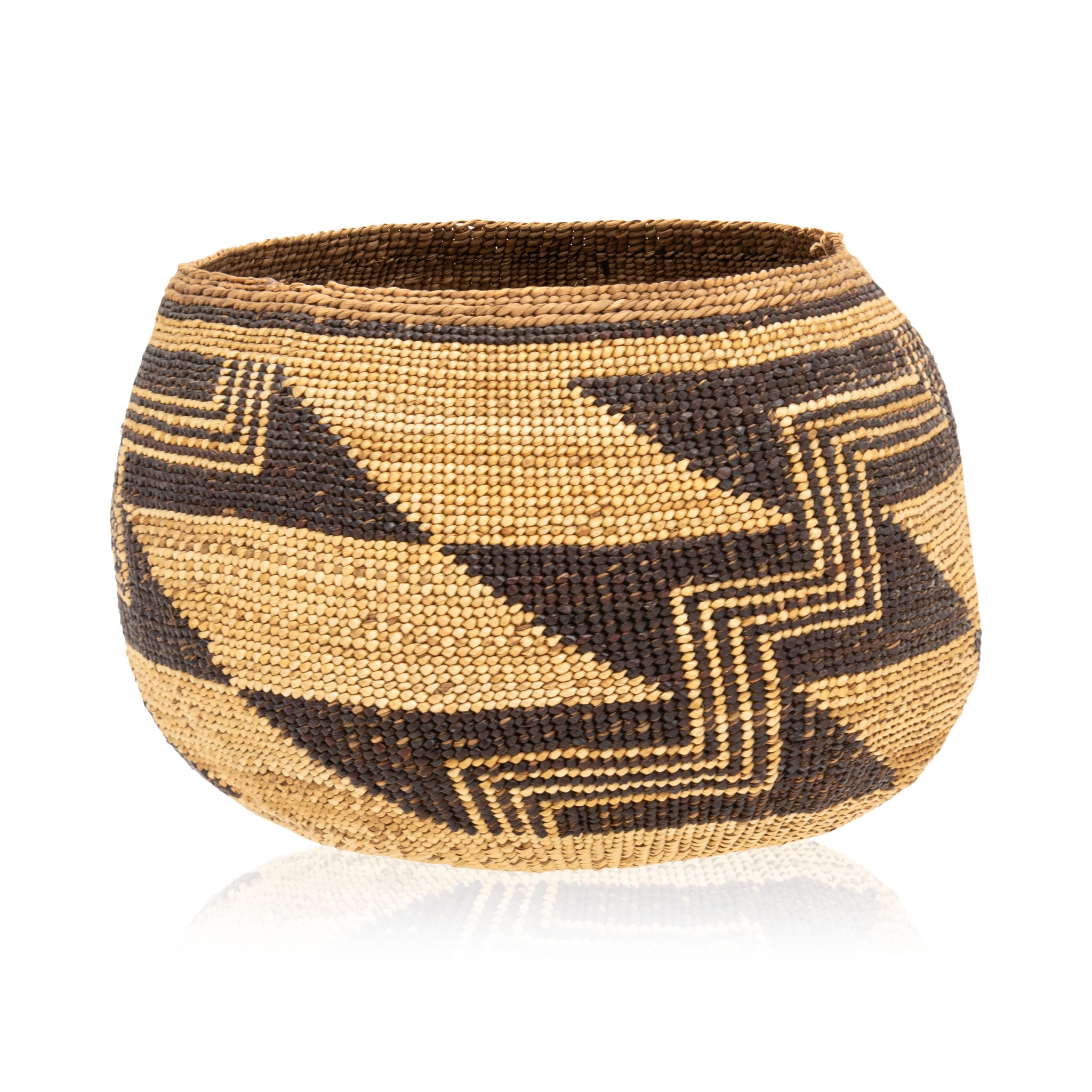 Hupa/Yurok Hat Basket, Native, Basketry, Hat