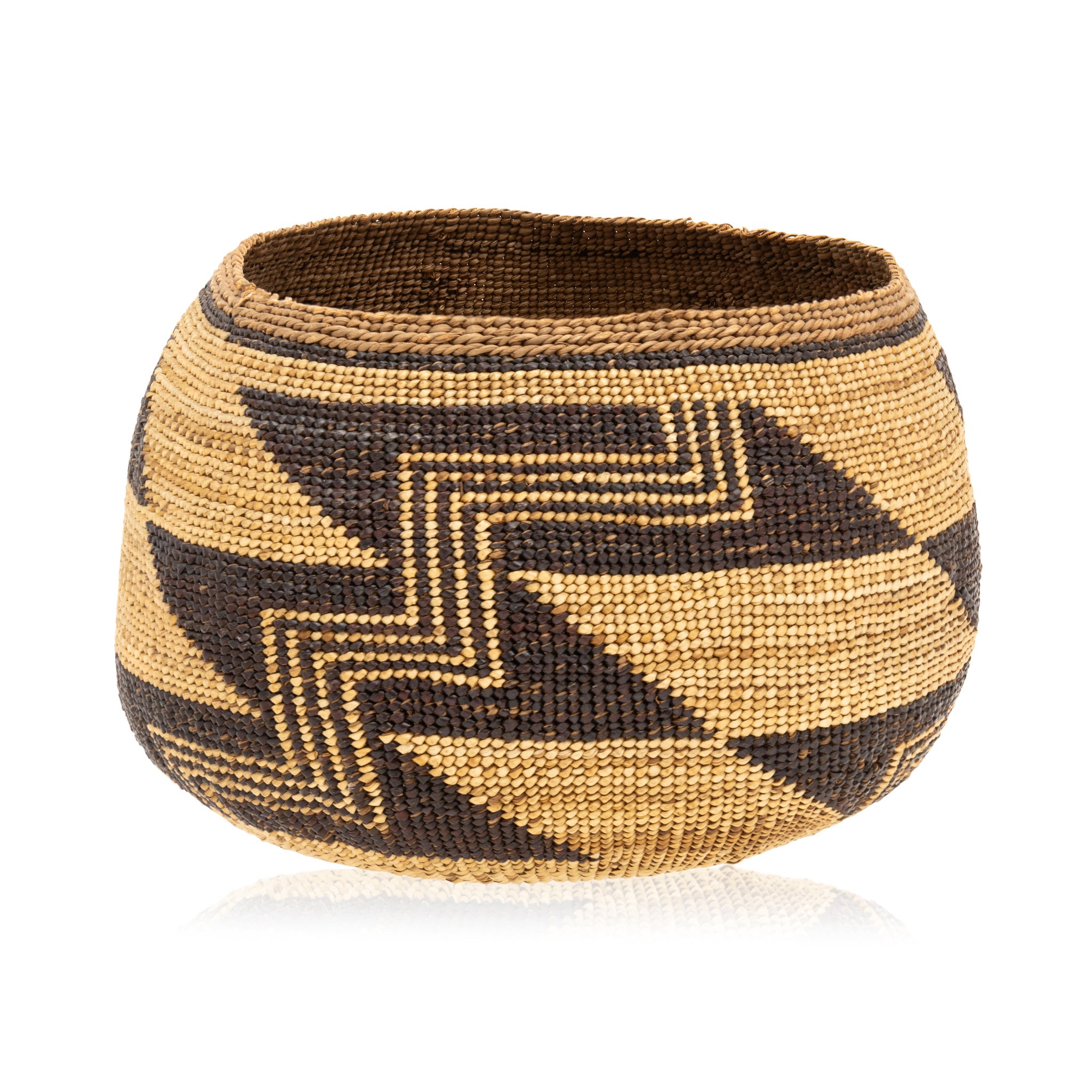 Hupa/Yurok Hat Basket