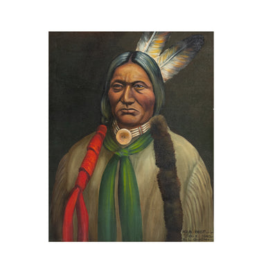 High-Bear Sioux by Louis Shipshee, Fine Art, Painting, Native American