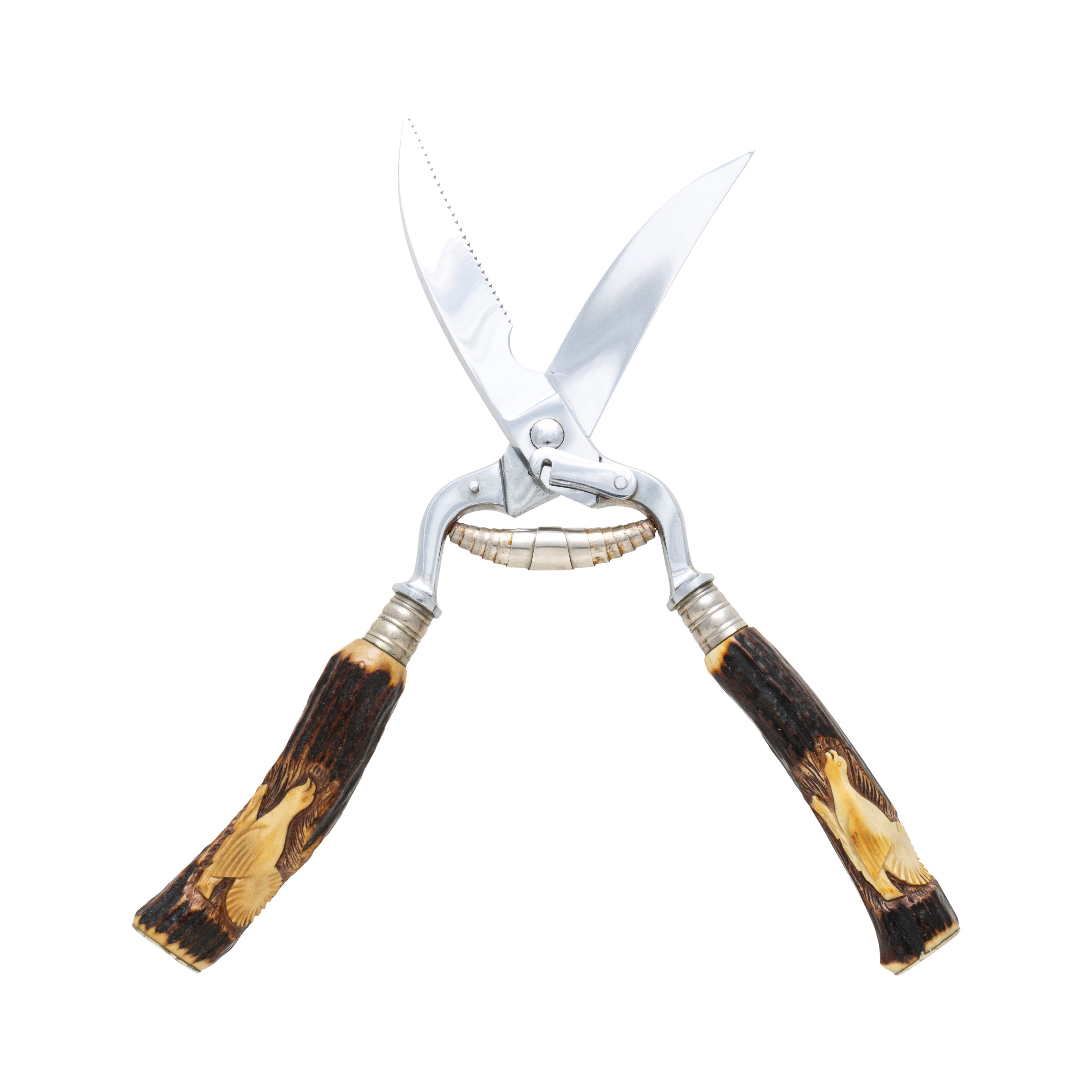 Vintage Soligen Carving Cutlery Set