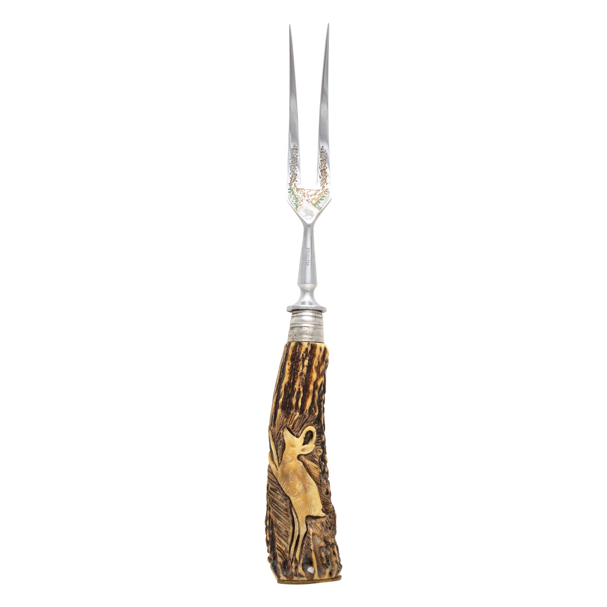 Vintage Soligen Carving Cutlery Set