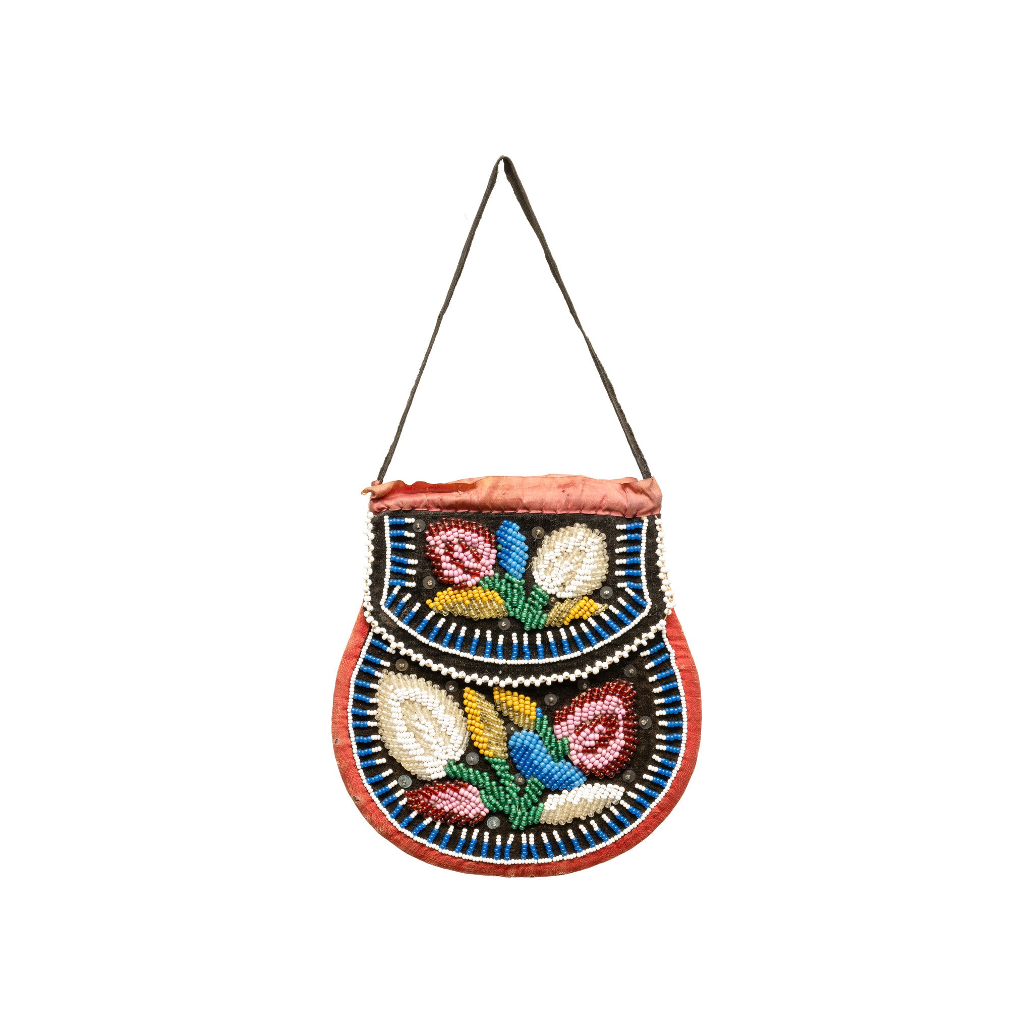 Iroquois Beaded Bag, Native, Bag, Pouch