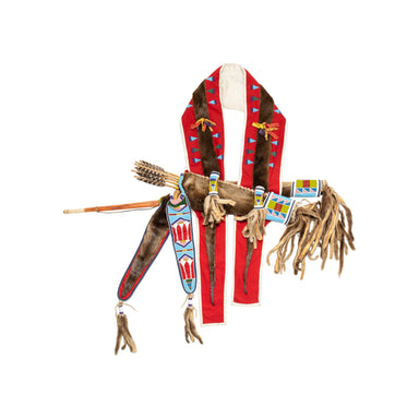 Crow Style Bow Case and Quiver, Native, Weapon, Bow