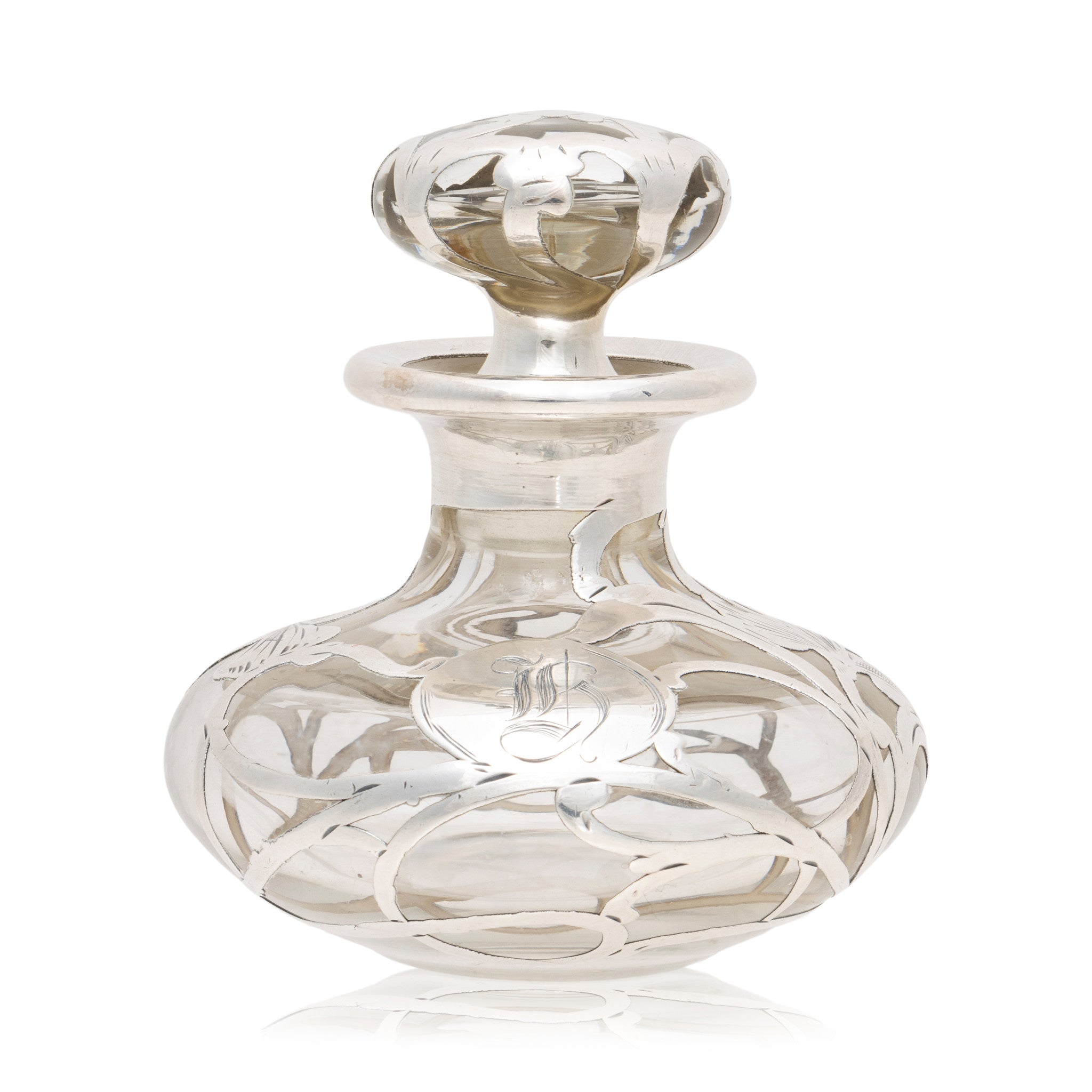 Alvin Silver Overlaid Perfume Bottle, Jewelry, Display Piece, Other