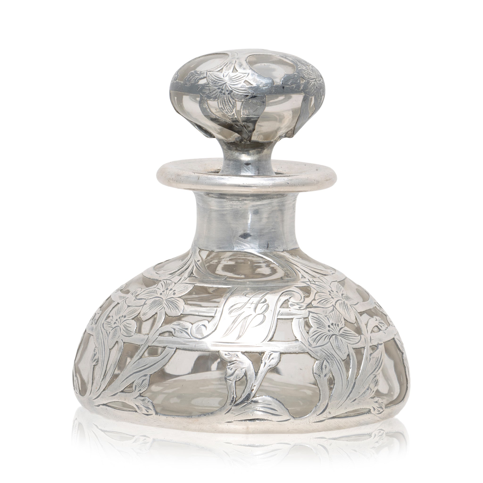 Alvin Silver Overlaid Perfume Bottle, Jewelry, Display Piece, Other