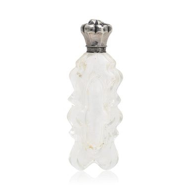 Cut Glass and Sterling Perfume Bottle, Jewelry, Display Piece, Other