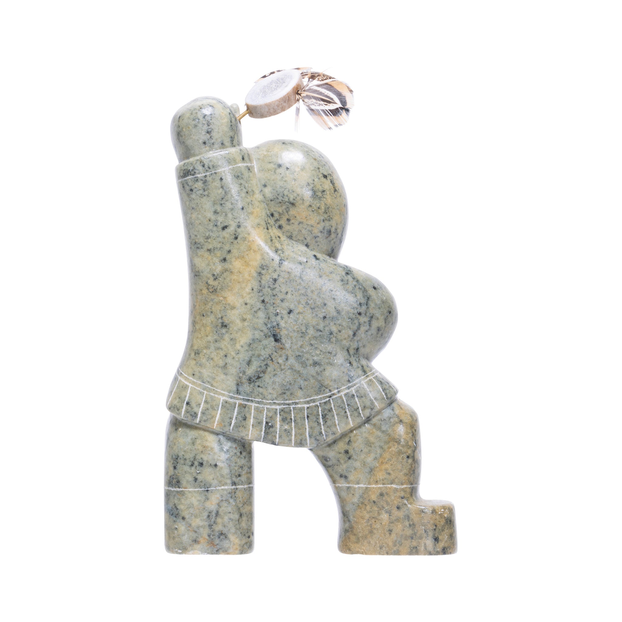 Soapstone Eskimo Dancer