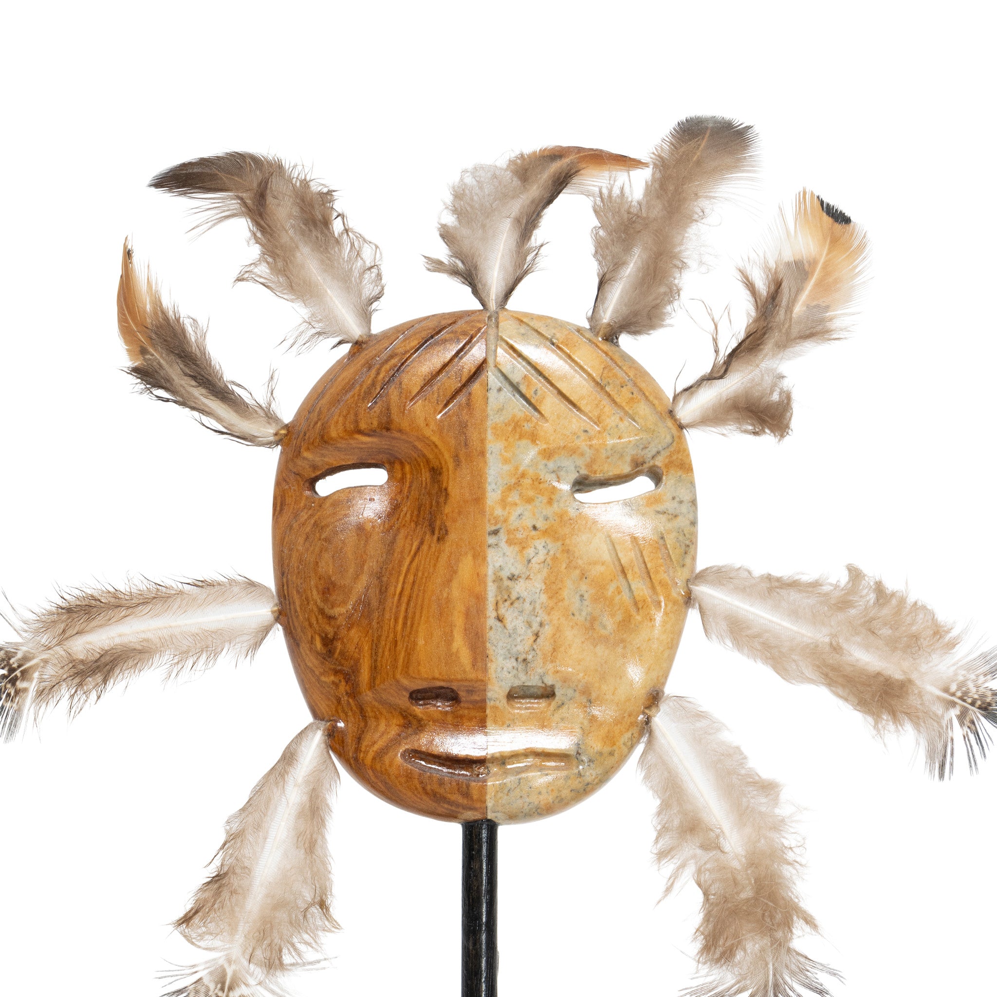 Inuit Carved Spirit Mask