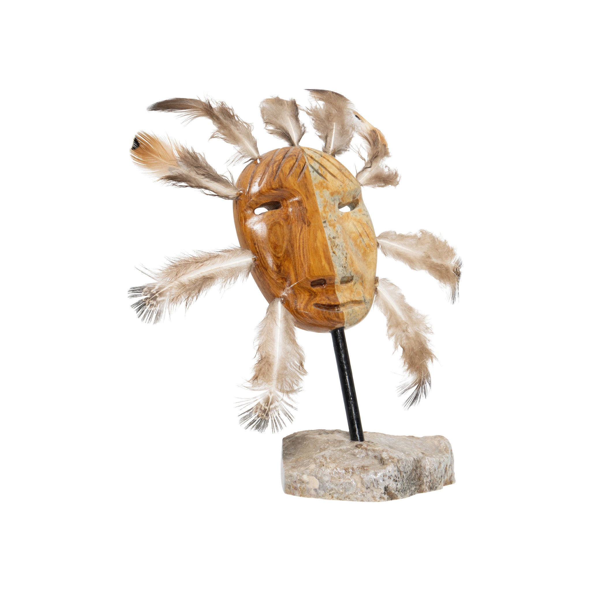 Inuit Carved Spirit Mask