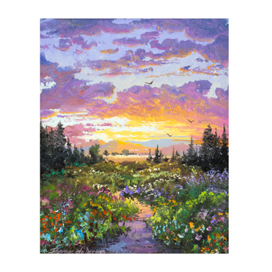 Nearing the End of the Day by Thomas deDecker, Fine Art, Painting, Landscape