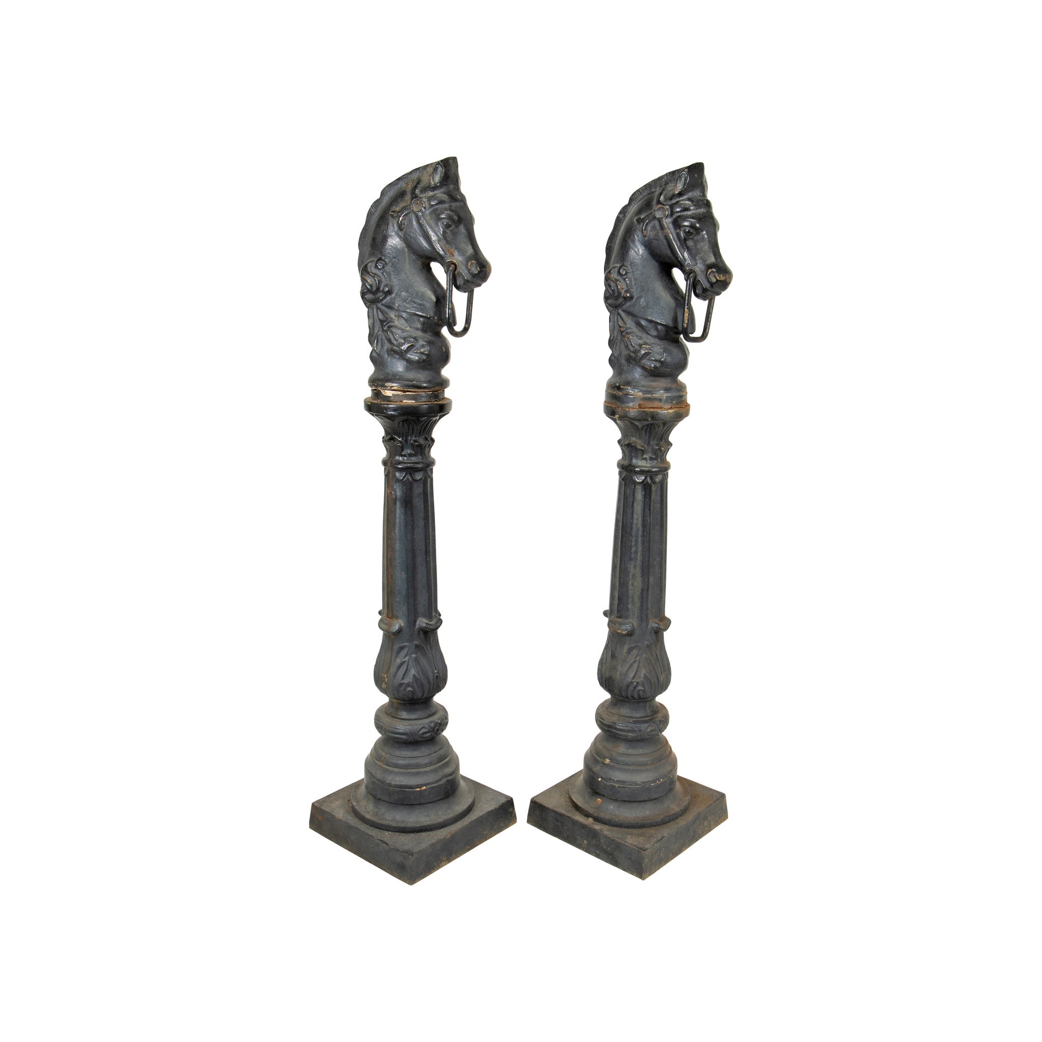 Cast Iron Horsehead Hitching Posts, Western, Horse Gear, Hitching Post