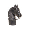 Pair Horse Head Hitching Post Tops