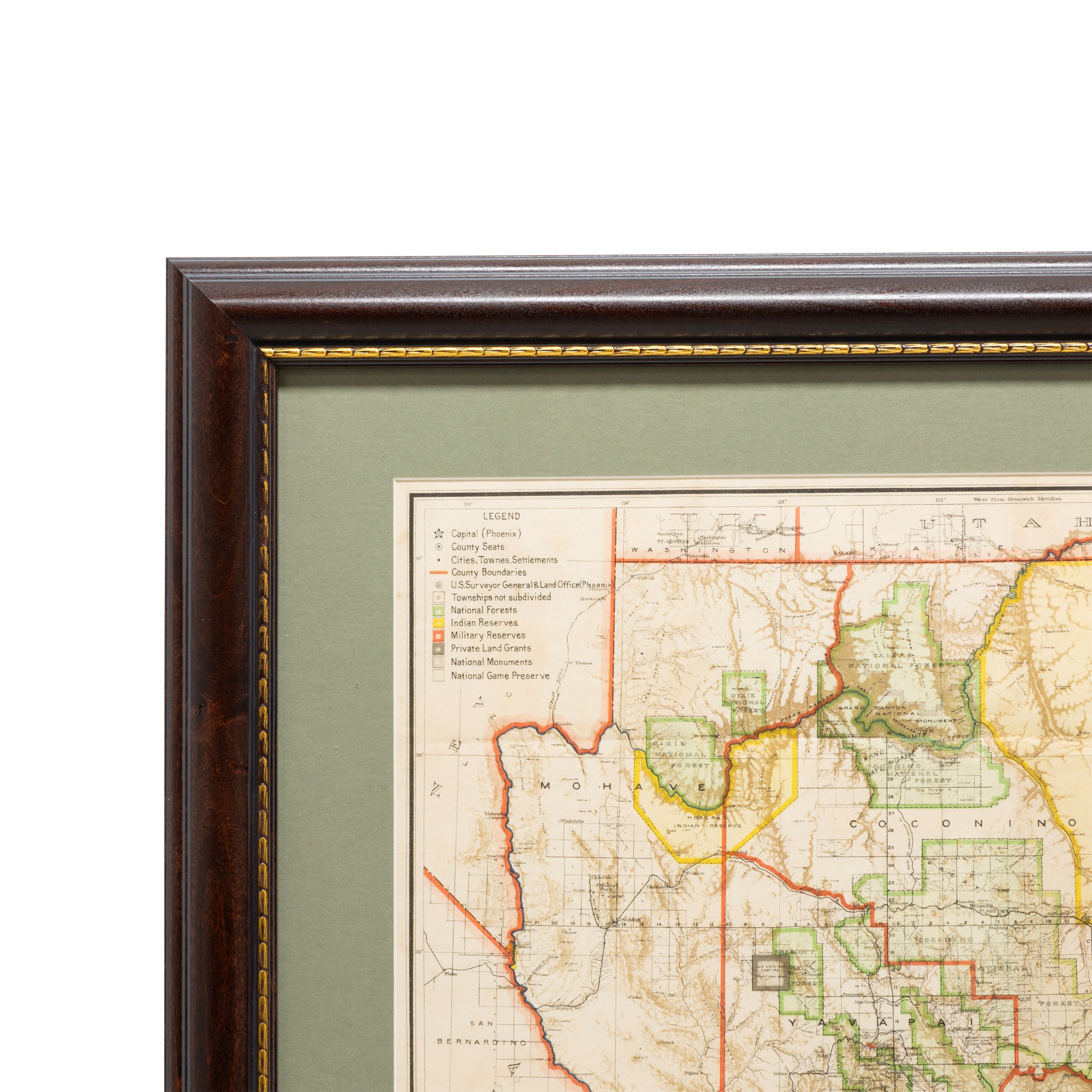 Territory of Arizona Map