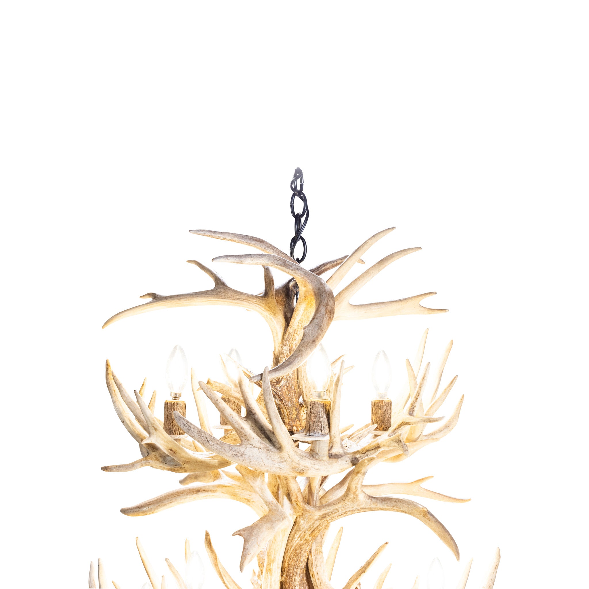 Two-Tiered Whitetail Chandelier