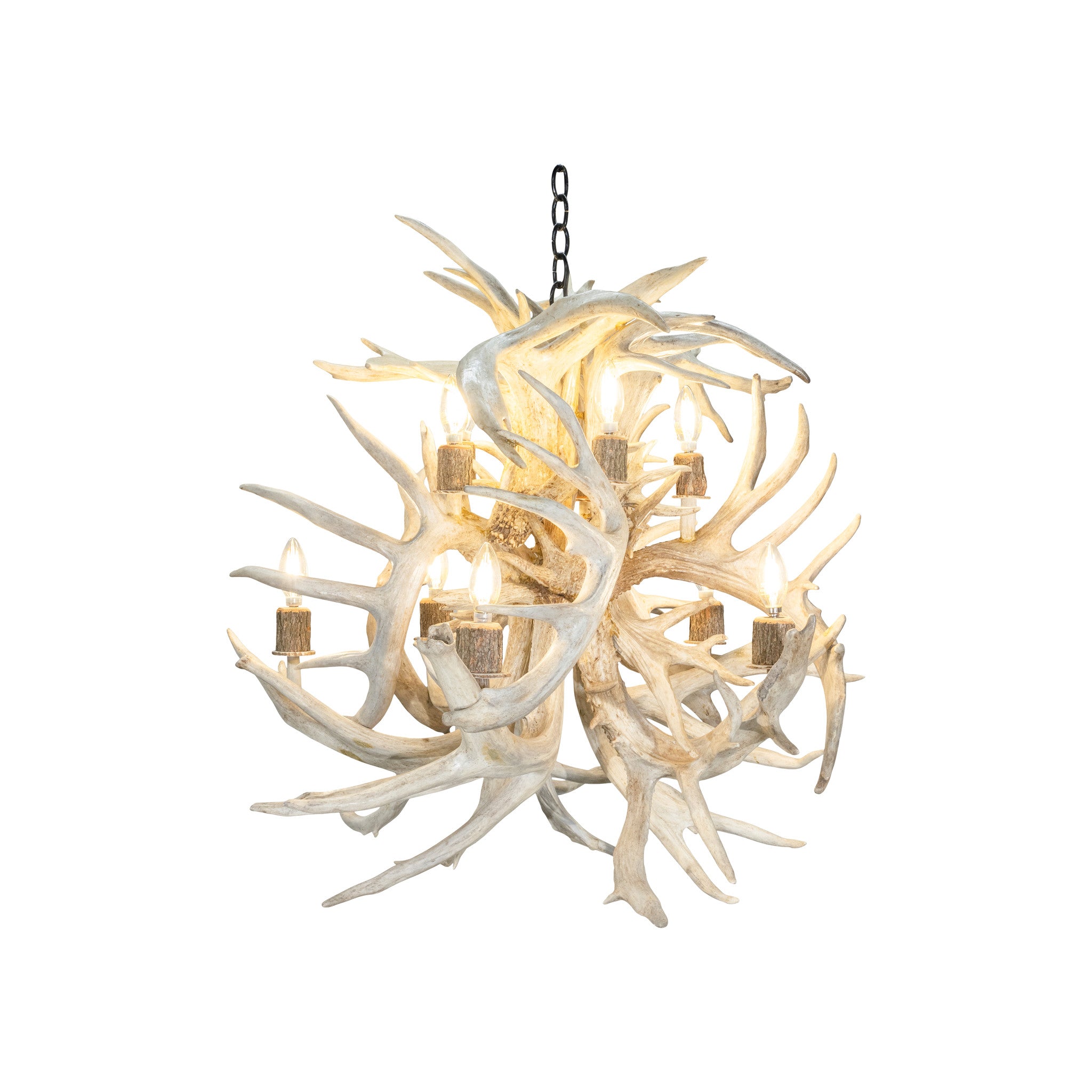 Whitetail Fireball Chandelier, Furnishings, Lighting, Ceiling Light