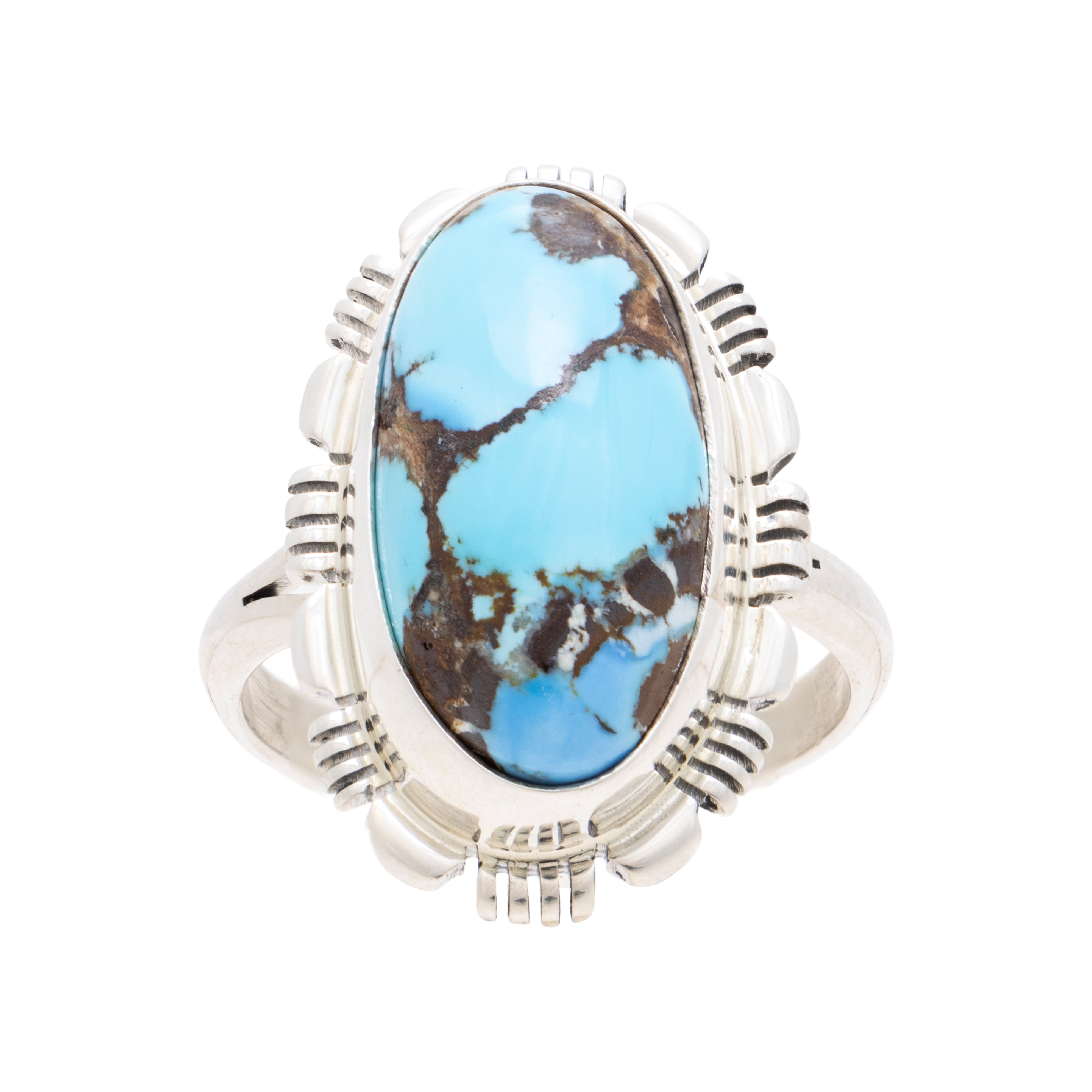 Navajo Golden Hill Turquoise Ring
