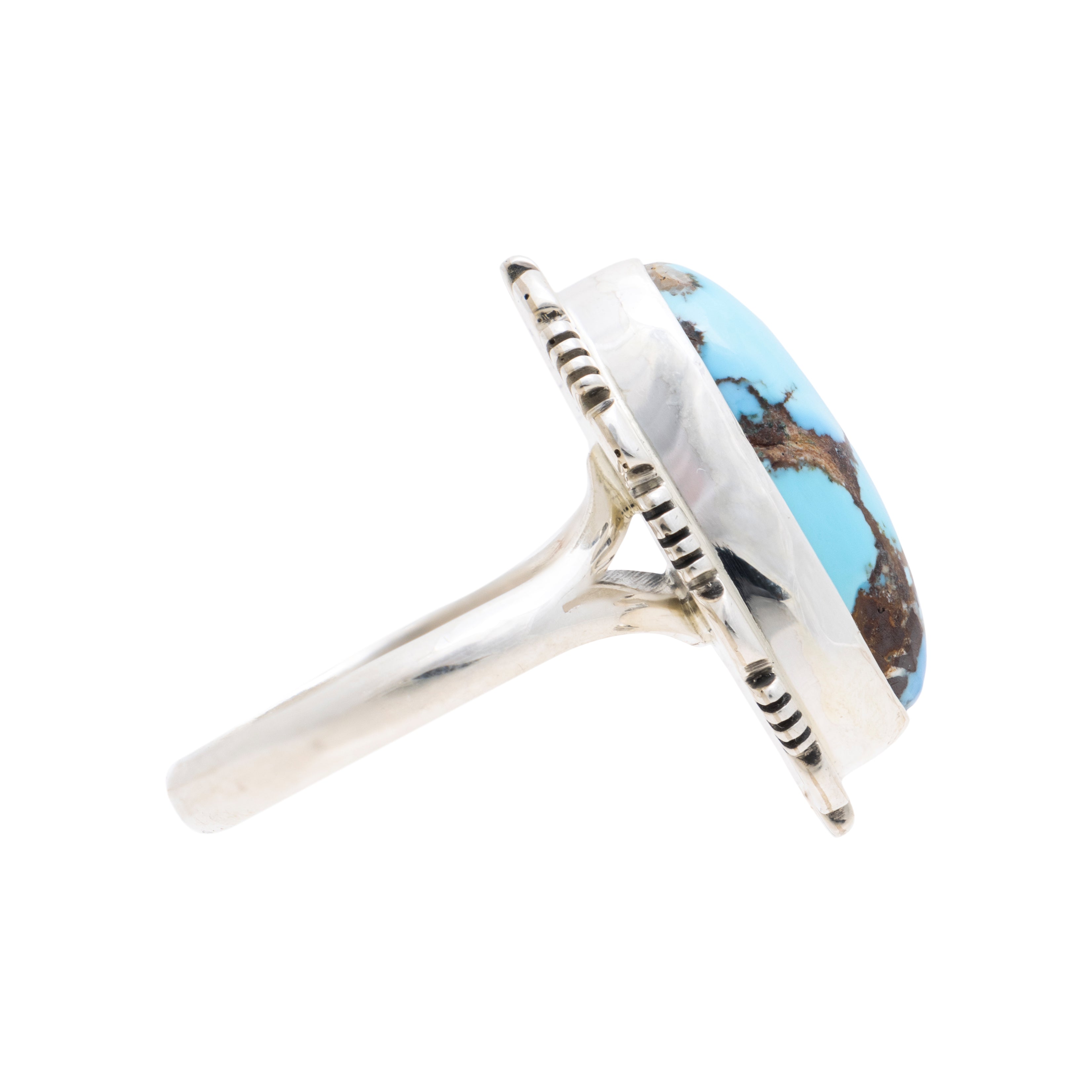 Navajo Golden Hill Turquoise Ring