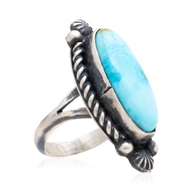 Navajo Golden Hill Turquoise Ring, Jewelry, Ring, Native