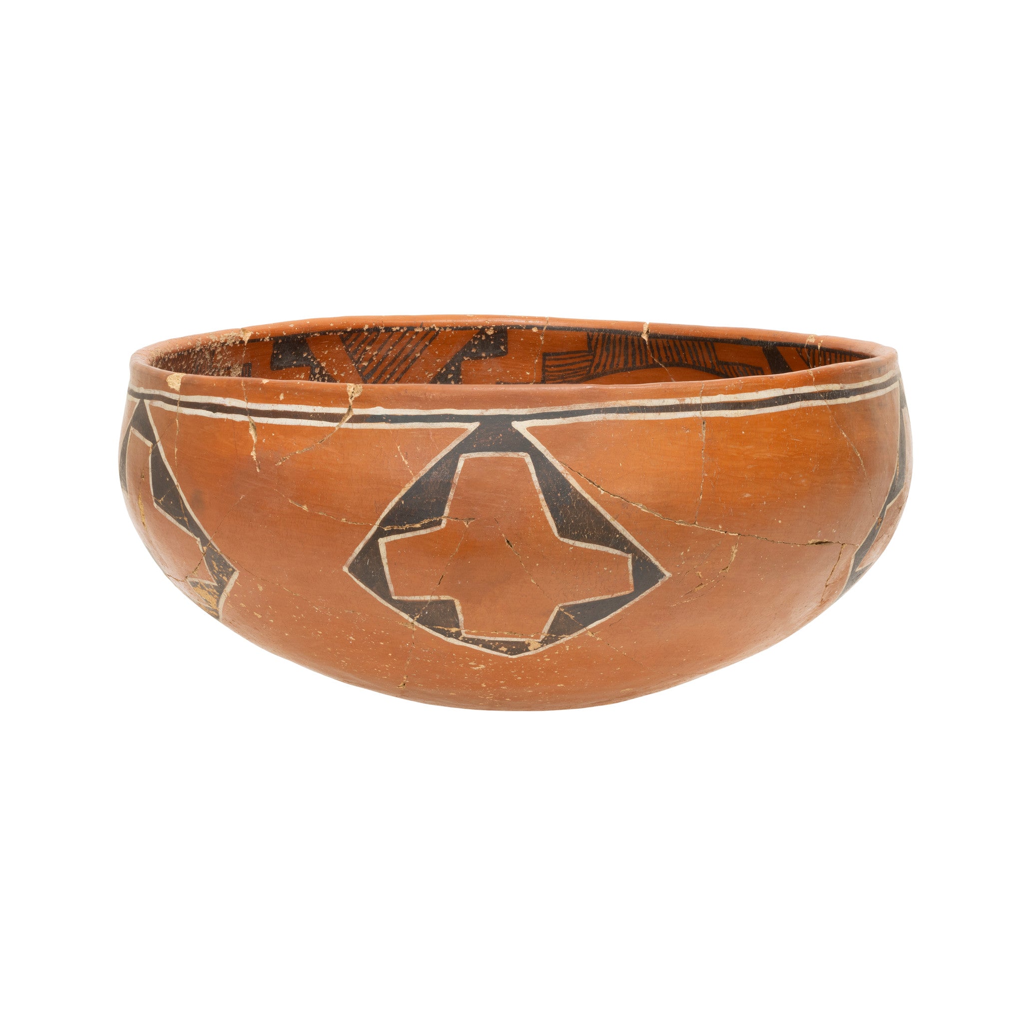 St Johns Polychrome Pottery Bowl