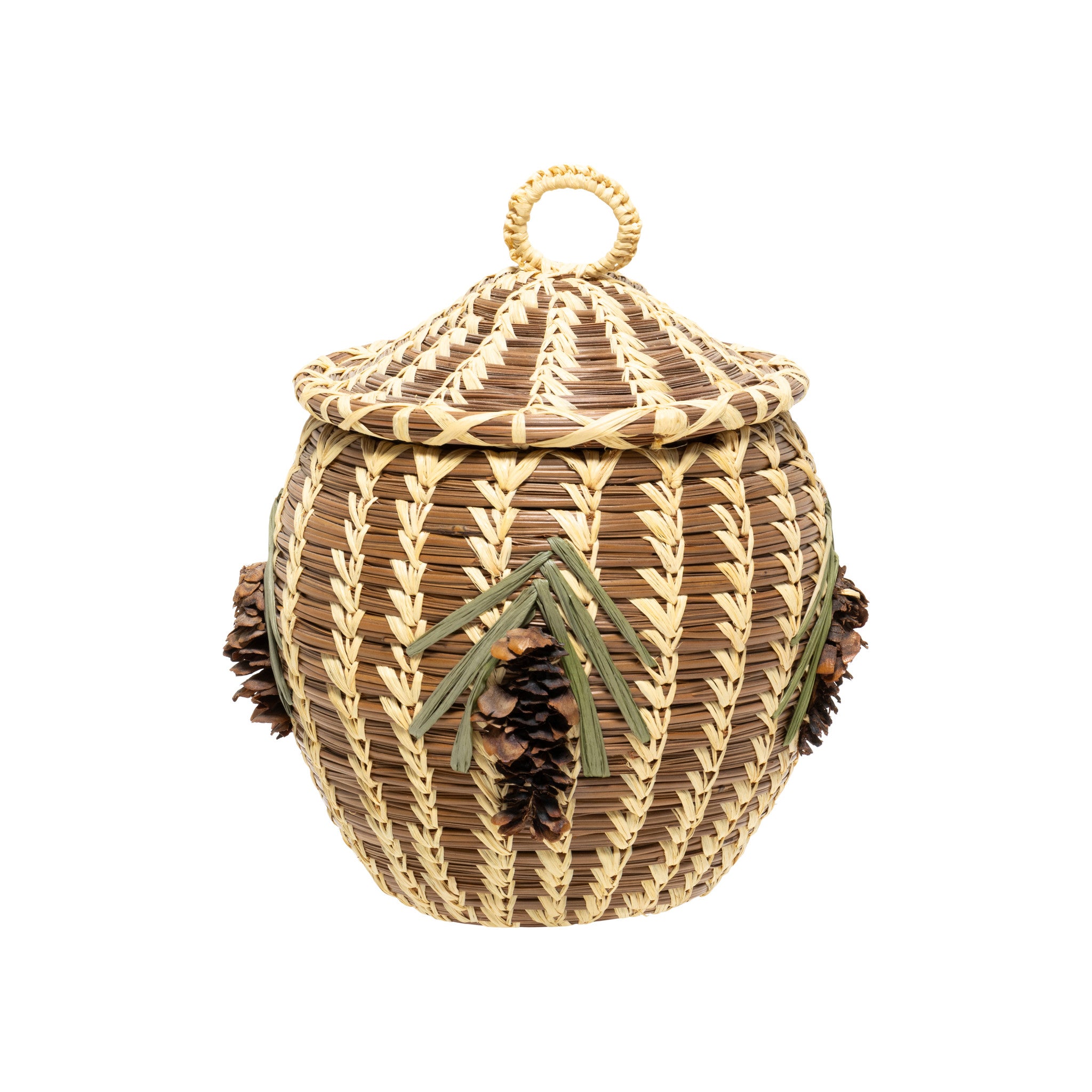 Coushatta Pine Needle Basket