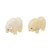Miniature Walrus Ivory Musk Ox Pair, Native, Carving, Ivory