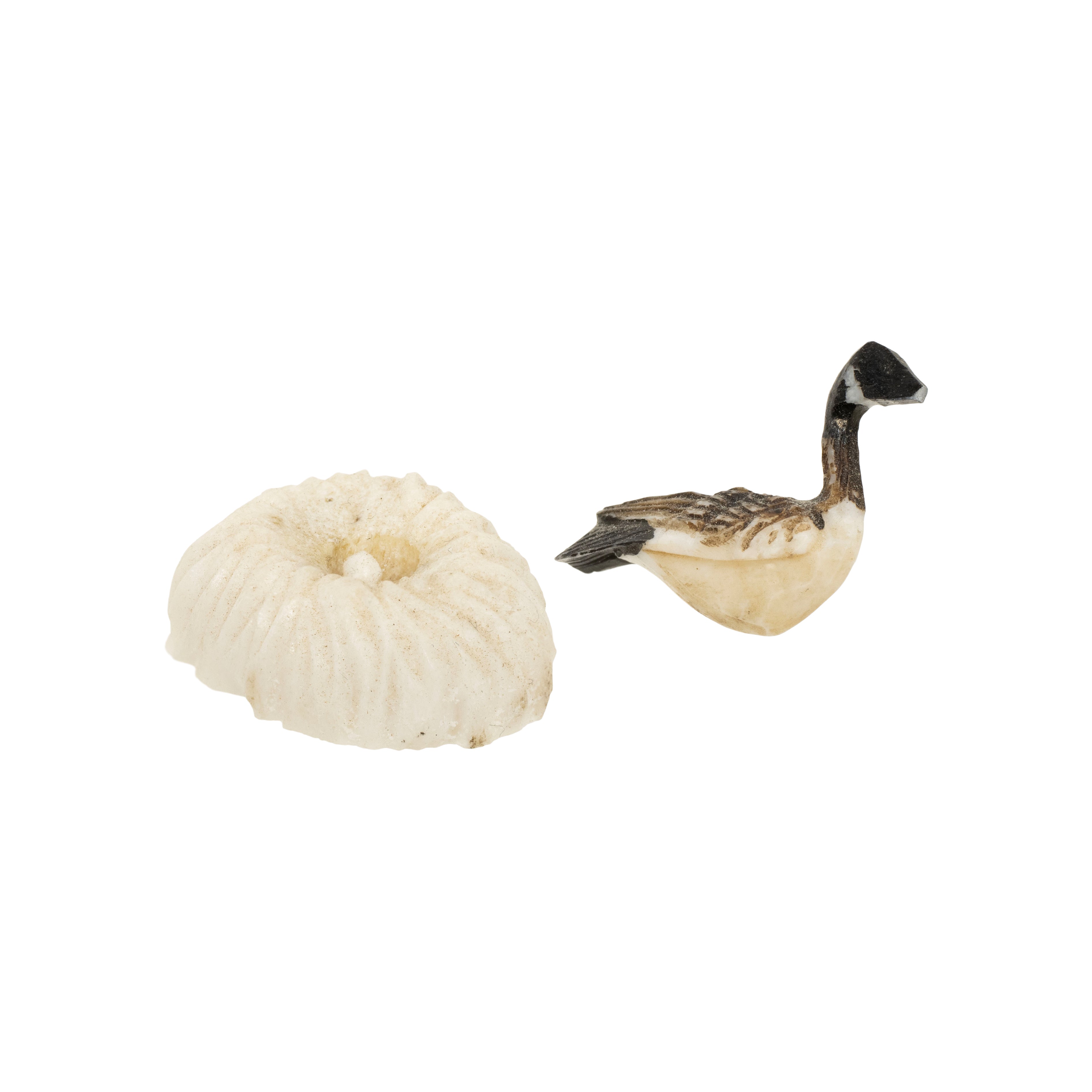 Miniature Inuit Goose with Nest