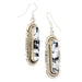 Navajo White Buffalo Turquoise Earrings, Jewelry, Earrings, Native