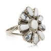 Navajo White Buffalo Turquoise Ring, Jewelry, Ring, Native
