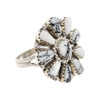 Navajo White Buffalo Turquoise Ring