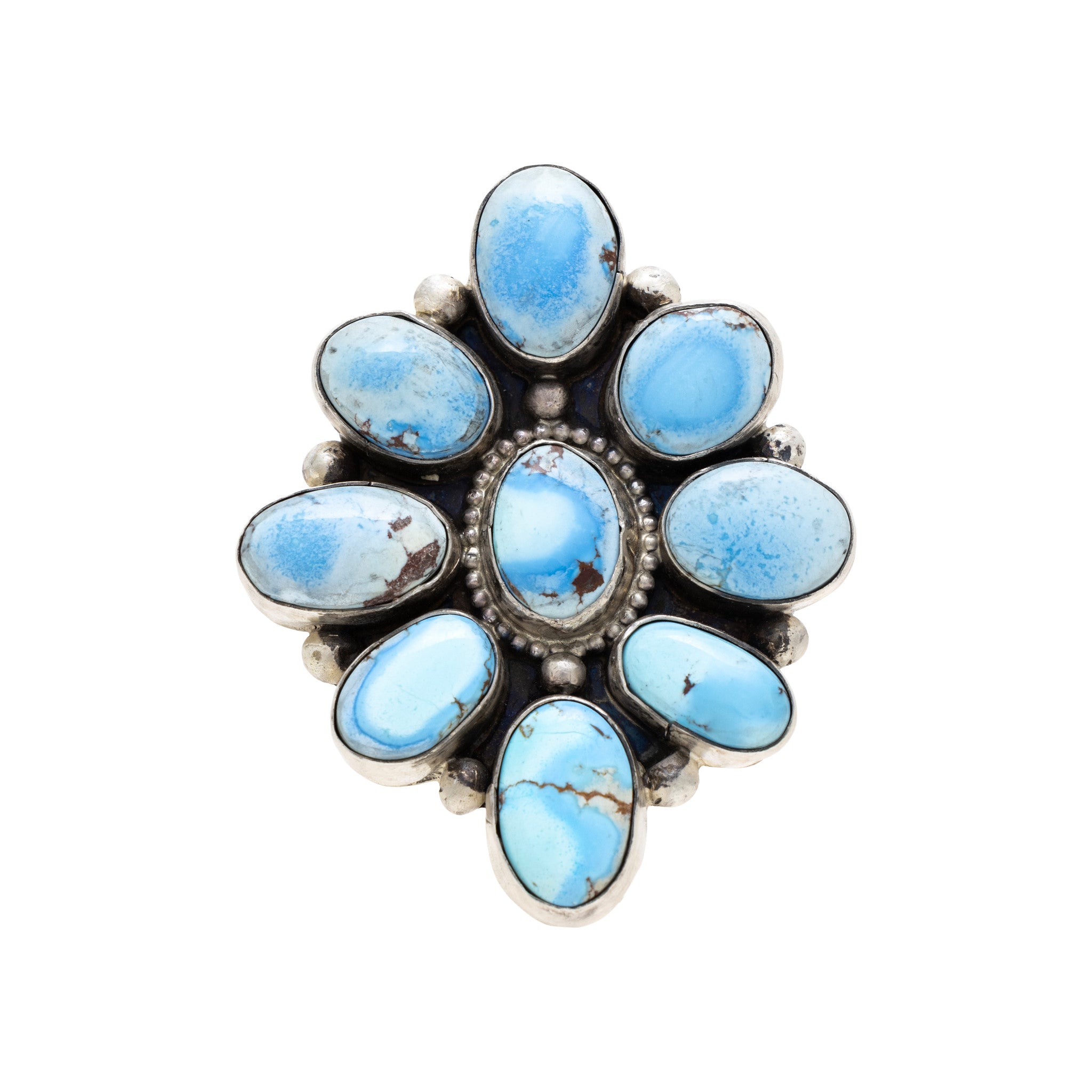 Navajo Golden Hill Turquoise Ring