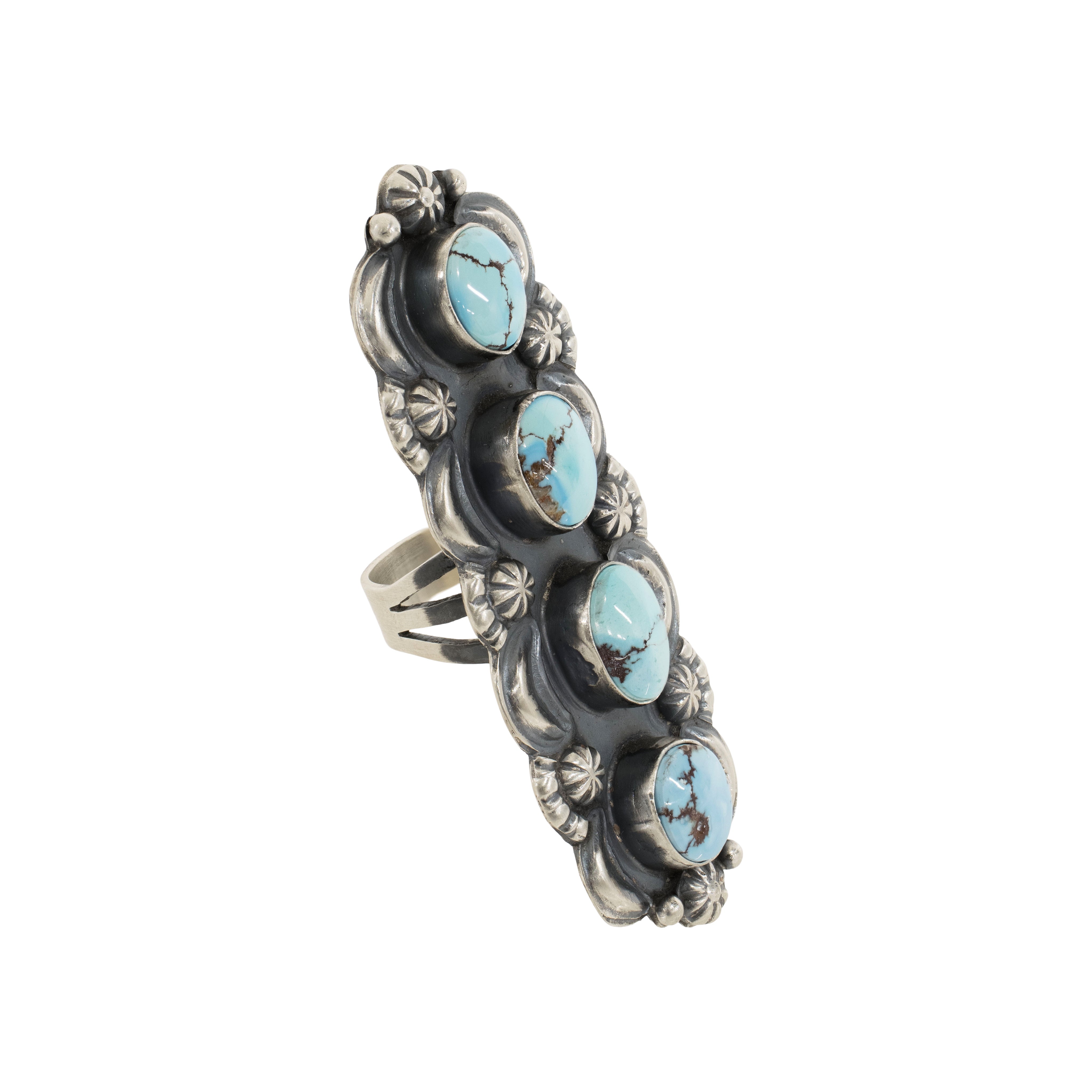 Navajo Golden Hill Turquoise Ring