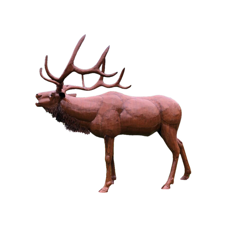 Life Size Bronze Elk Sculpture