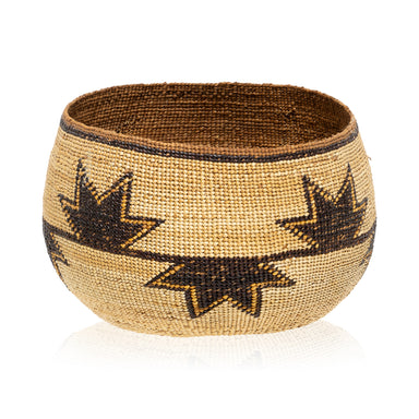 Yurok Basket, Native, Basketry, Hat