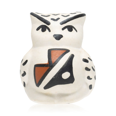 Acoma Miniature Pottery Owl, Native, Pottery, Historic