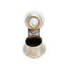Cut Glass and Sterling Perfume Bottle