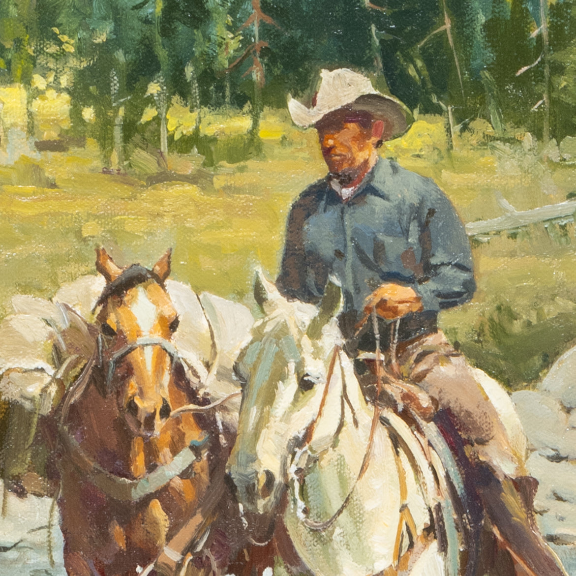"Creek Crossing" by Newman Myrah
