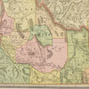 Map of Idaho by George F. Cram